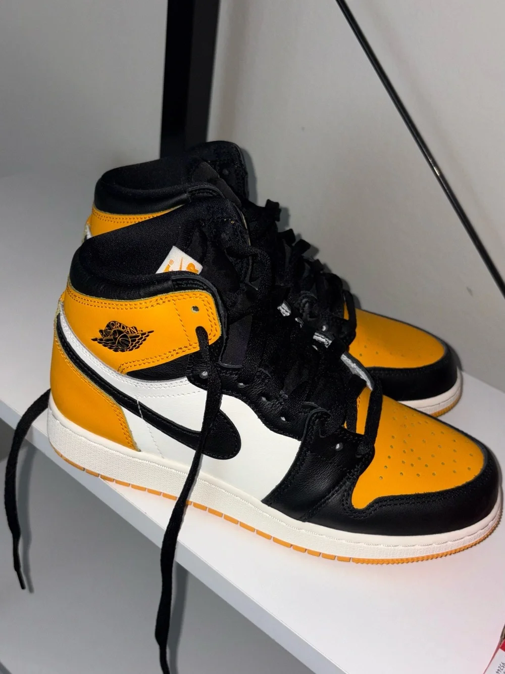 Mommy (or big kid) & Me Matching Air Jordan Retro High OG in Taxi/Sail/Black